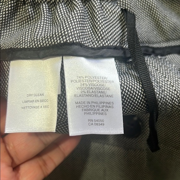 Jones New York Black and White Patterned Pants 18W - Picture 9 of 9